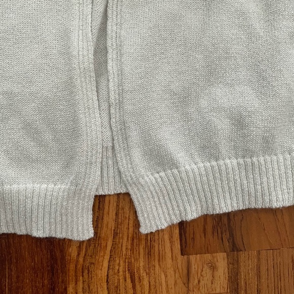 Mimi & Maggie Silver Metallic Cardigan Size 2T - Picture 5 of 7